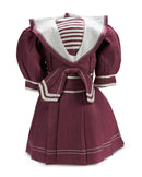 Plum Silk Sailor Dress