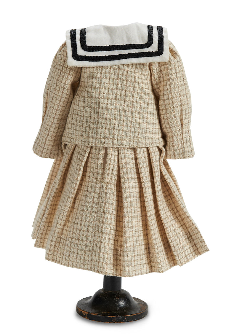 Three-Piece Sailor Suit for Tiny Doll