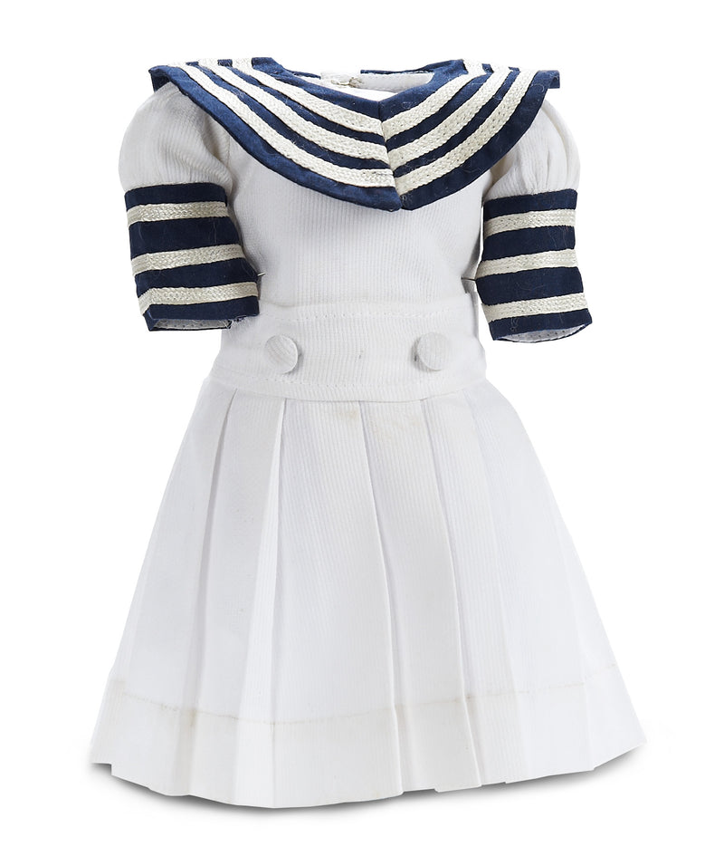 White Pique Sailor Dress