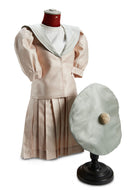 Roseate Beige & Blue Sailor Suit