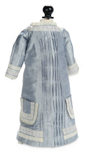 Pale Blue Silk Princess Style Dress