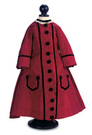 Maroon Silk Princess Style Dress