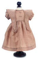 Windowpane Silk Dress With Bretelles