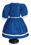 Royal Blue Silk Dress