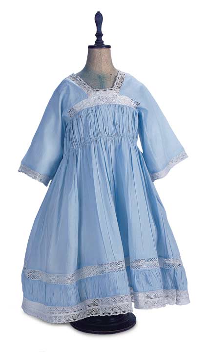 Pale Blue Dimity Summer Dress