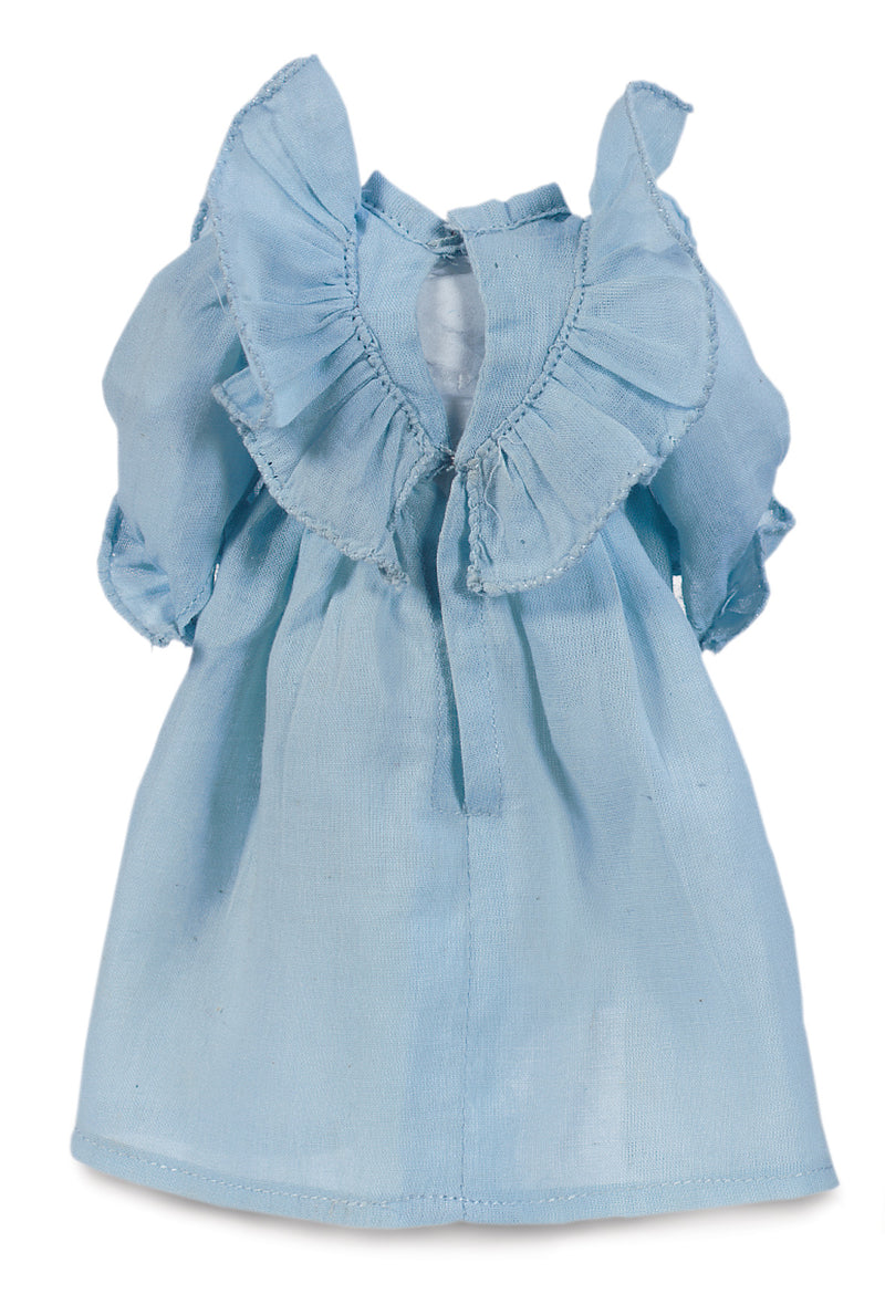 Blue Cotton Voile School Dress