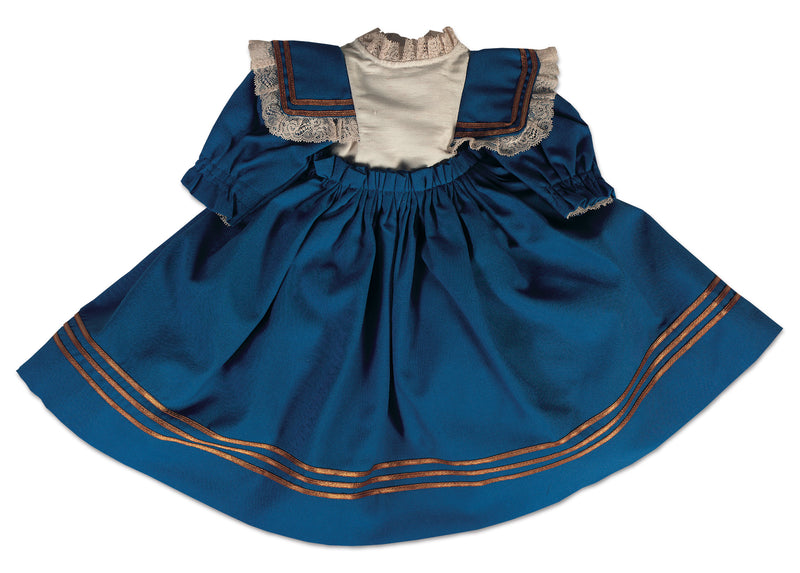 Royal Blue Cotton Bretelle Dress