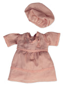 Rose Sheer Muslin Dress & Cap