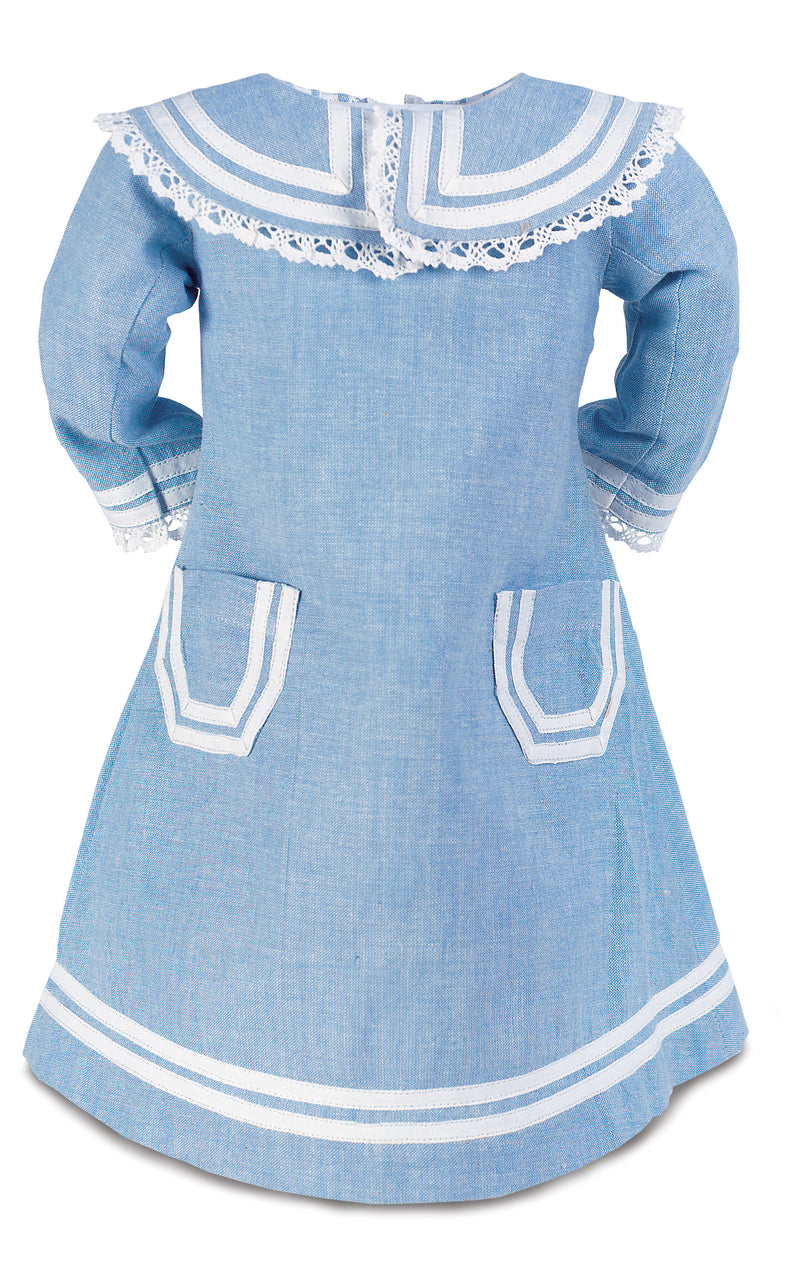 Blue Chambray Princess Dress