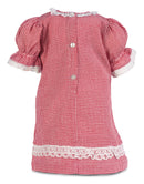 Red & White Checkered Cotton Dress