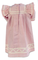 Rose Linen-Like Summer Dress