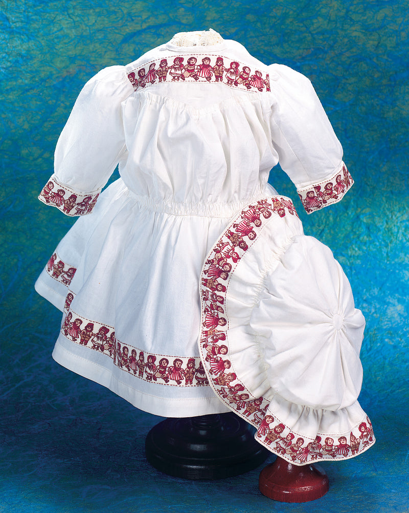 Cream Cotton Dress & Cap