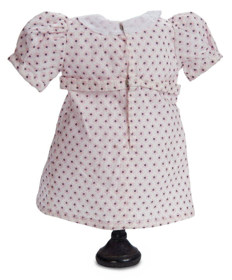Pink Dotted Dress For Bleuette