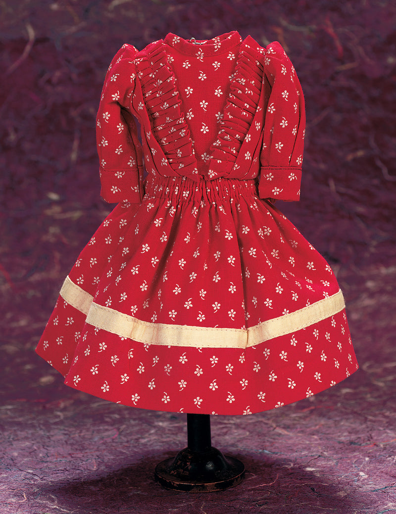 Cherry Red Cotton Dress