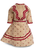 Pretty Bretelle Dress with Red Silk Ribbon Candy Trim