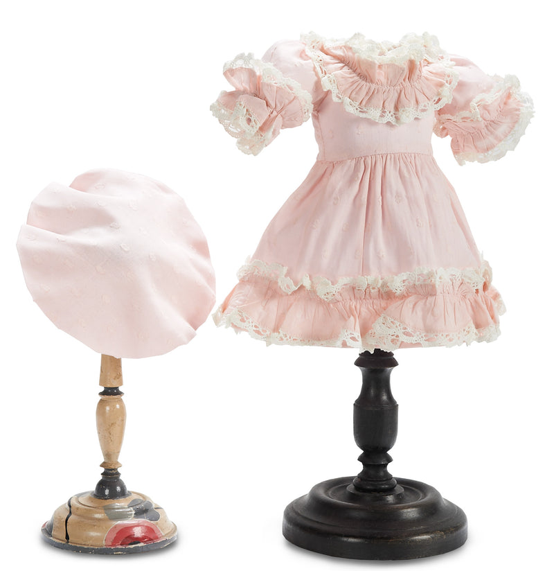 Rose Summer Dress with Bonnet & Pantalet