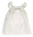 White Pinafore With Bretelles