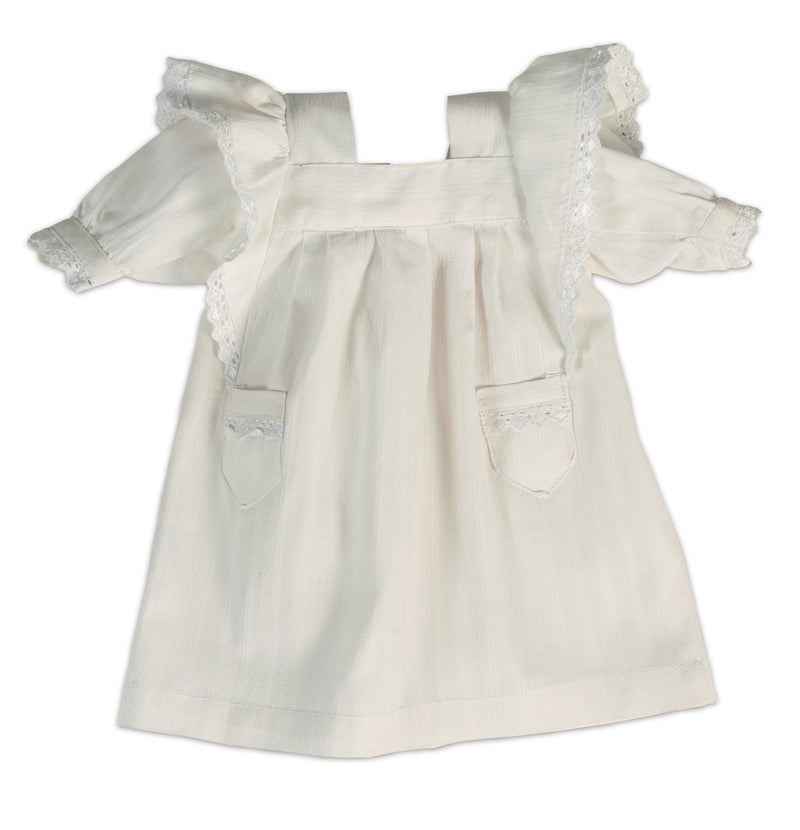 White Pinafore With Pockets