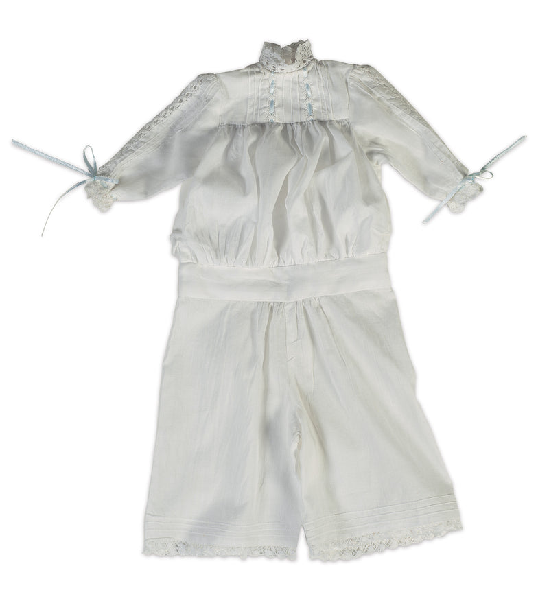White Blouse With Attached Pantalets