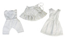 Four Piece White Cotton Undergarment Set