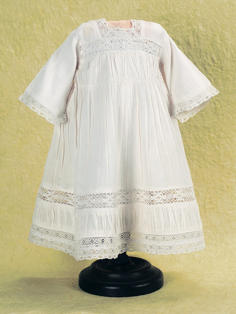 White Cotton Voile Summer Dress
