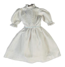 White Dress With Embroidered Bodice