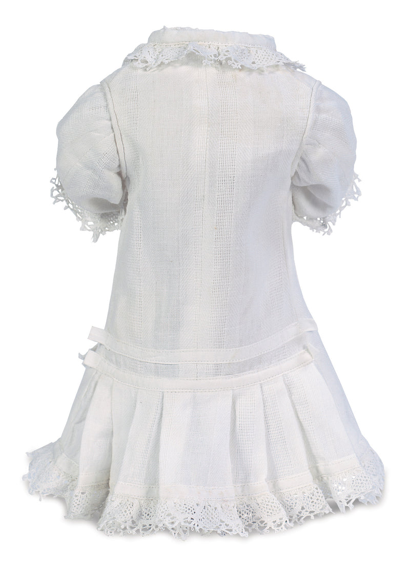 White Pique Princess Dress