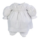White Cotton Two-Piece Romper Set