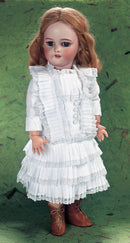 Pure White Cotton Best Dress