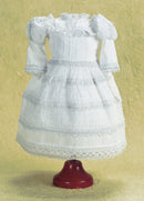 White Cotton Dress With Juliette Sleeves