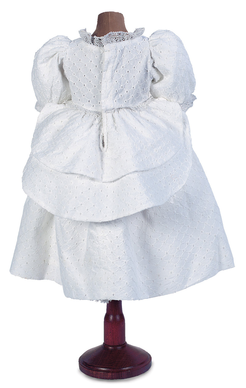 Dainty White Cotton Eyelet Dress