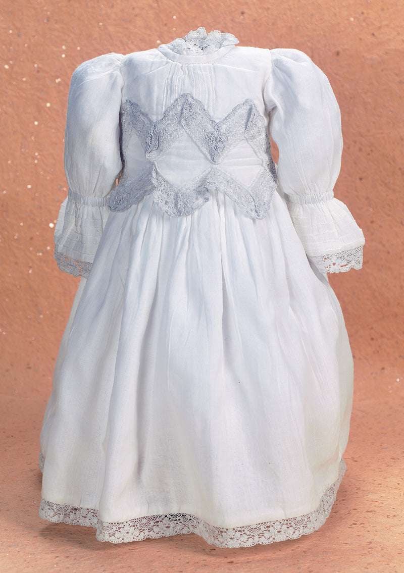 White Cotton Hankie Dress