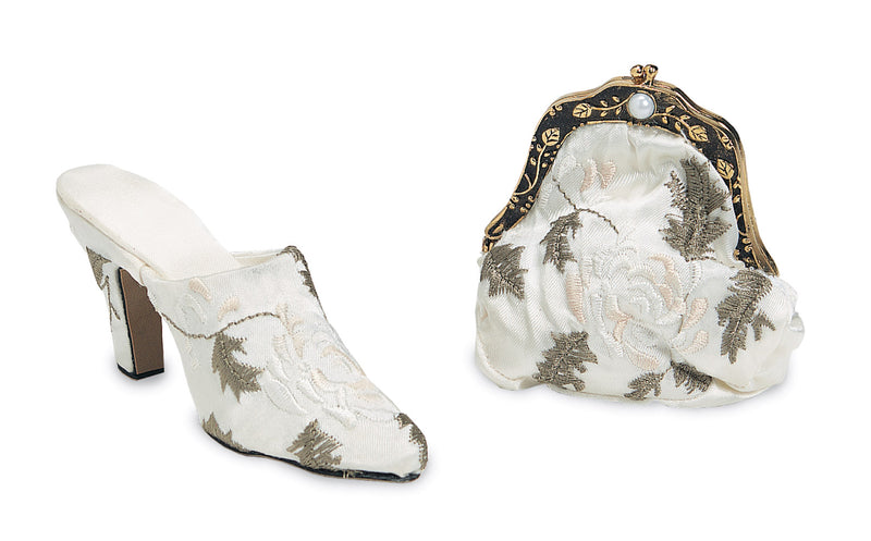 Victorian Decorative Shoe & Purse