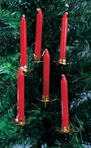 Vintage Candle Clip Christmas Tree Ornaments