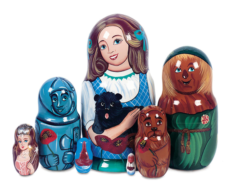 Wizard Of Oz Wooden Nesting Dolls