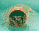 Gold Mesh Brick Pattern Ribbon