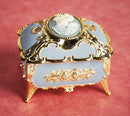 Powder Blue Cameo Music Box