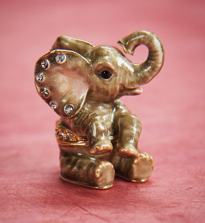 Elephant, a Petite Sized Trinket Box