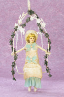 Blonde Girl With Blue Highlights Ornament