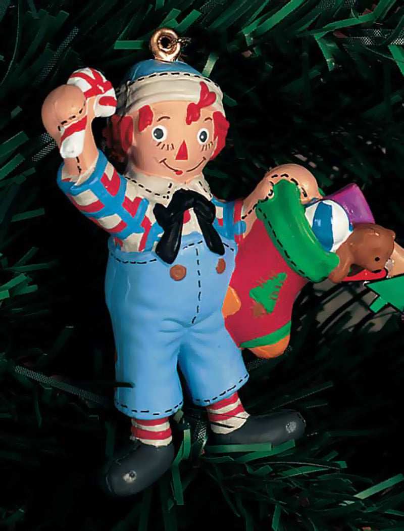 Standing Raggedy Andy with Toys Ornament
