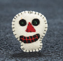 Skeleton Felt Halloween Ornament