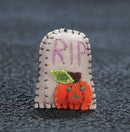 RIP Tombstone Felt Ornament