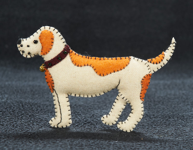Felt Dog Ornament