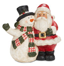 Best Friends, Paper Mache Santa and Snowman