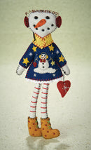 Snowman Felt Doll