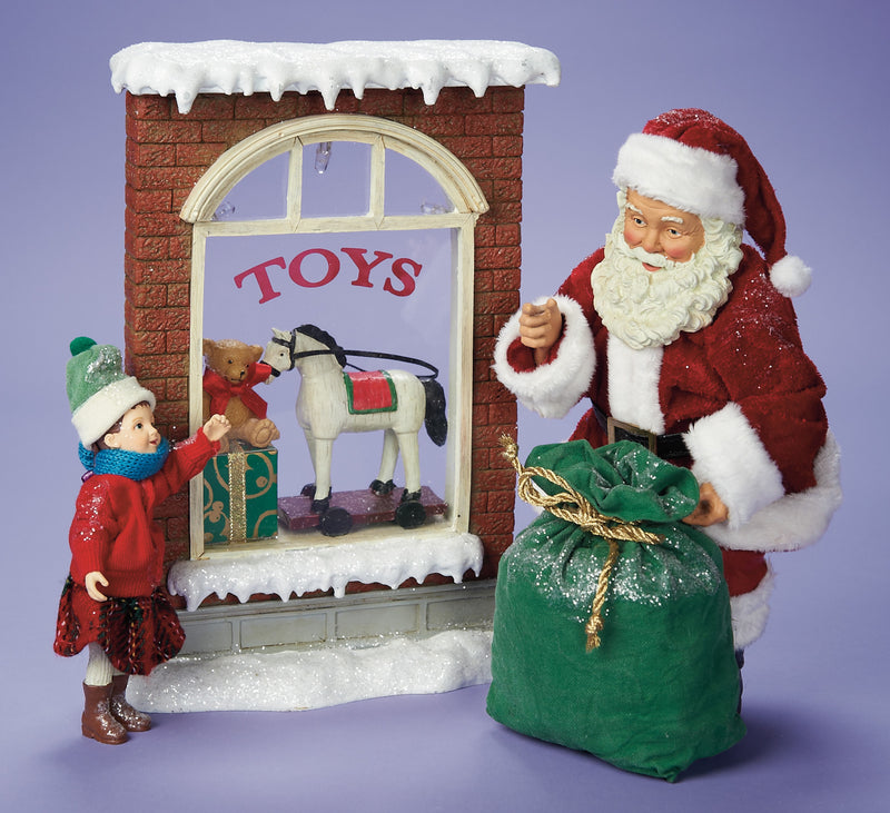 Santa at Shop Window