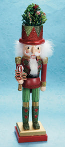Santa Pine Tree Nutcracker