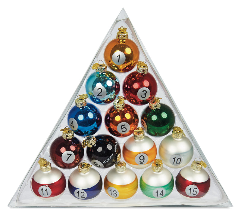 Solids And Stripes Ornaments