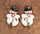 Snowman Earrings