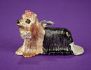 Yorkie and Bone Brooch